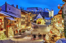 Christmas in Gruyeres, Switzerland