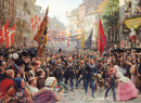 Danish Soldiers Return to Copenhagen in 1848